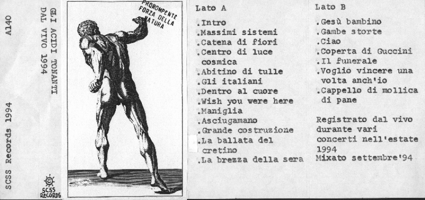 a140 gli acidi tonanti: dal vivo 1994 1994 a140 gli acidi tonanti: dal vivo 1994 1994